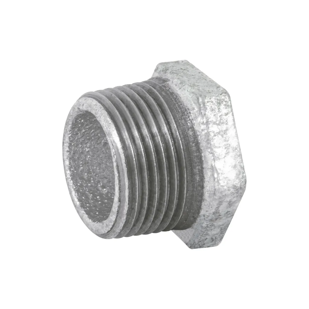 Reducción bushing acero galvanizado 3/4 x 1/2', FOSET