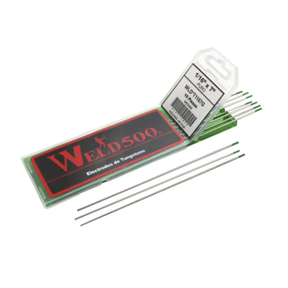 TUNGSTENO 1/8"X7" PURO (VERDE)