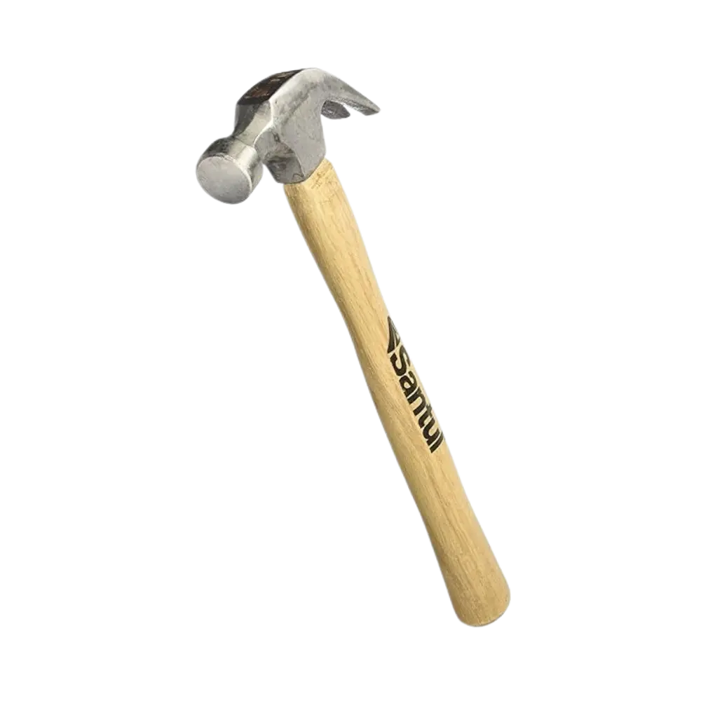MARTILLO 16 OZ UÑA CURVA MGO. MADERA SANELEC SAN7047