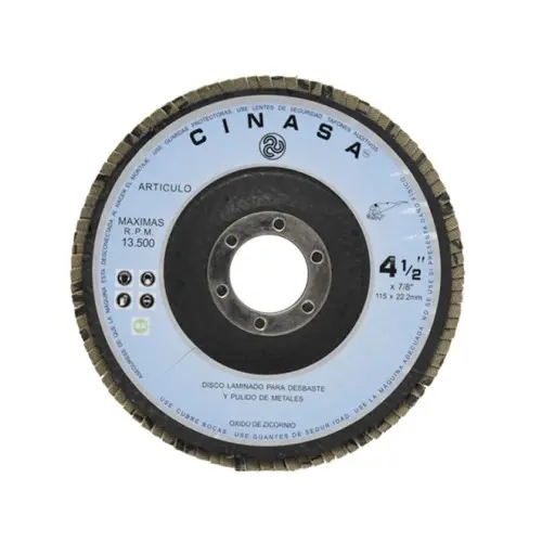 DISCO LAMINADO 4 1/2 GRANO 40 CINASA