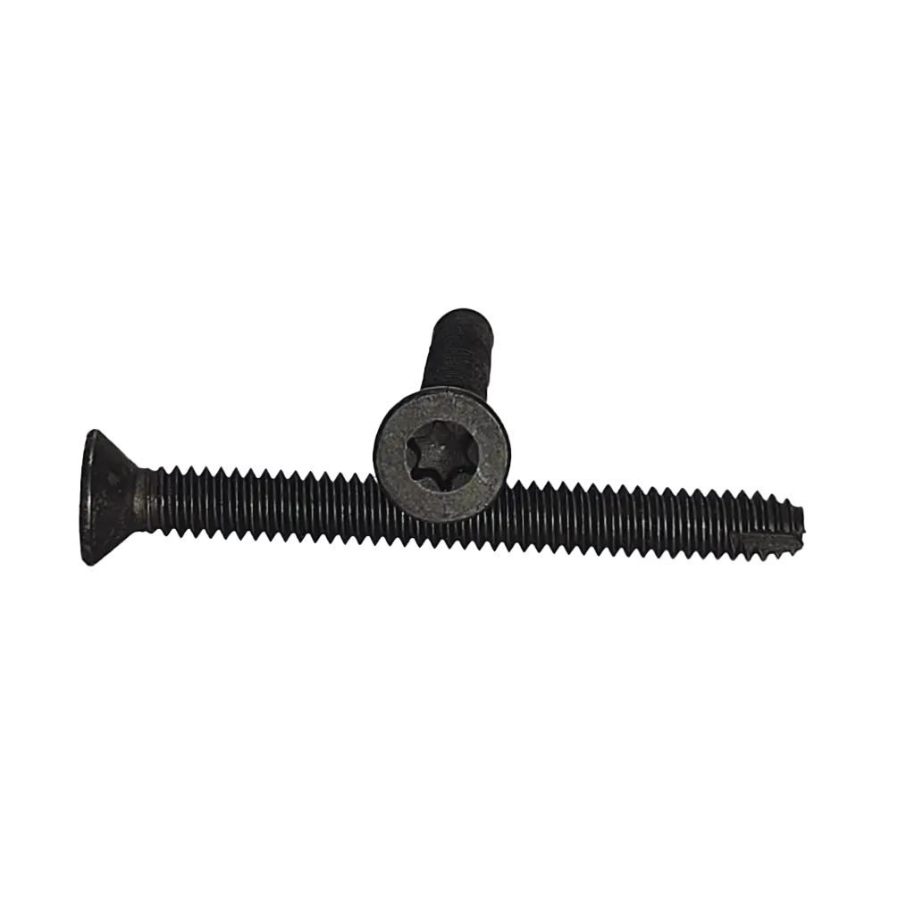 TORNILLO TORX CABEZA PLANA T-23 NC PAVONADO 1/4X2