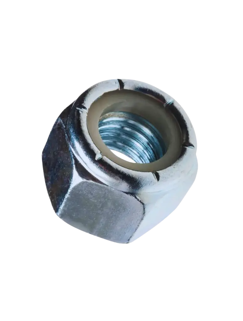 TUERCA SEGURIDAD INSERTO NYLON NC 20H GALVANIZADA 1/4