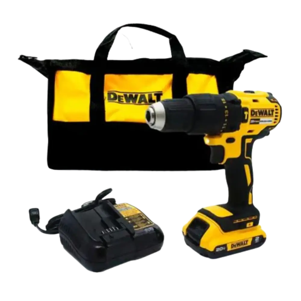 Rotomartillo Atornillador Dewalt 20V Sin Carbones | Batería 2.0 Ah + Cargador + Bolsa (taladro)