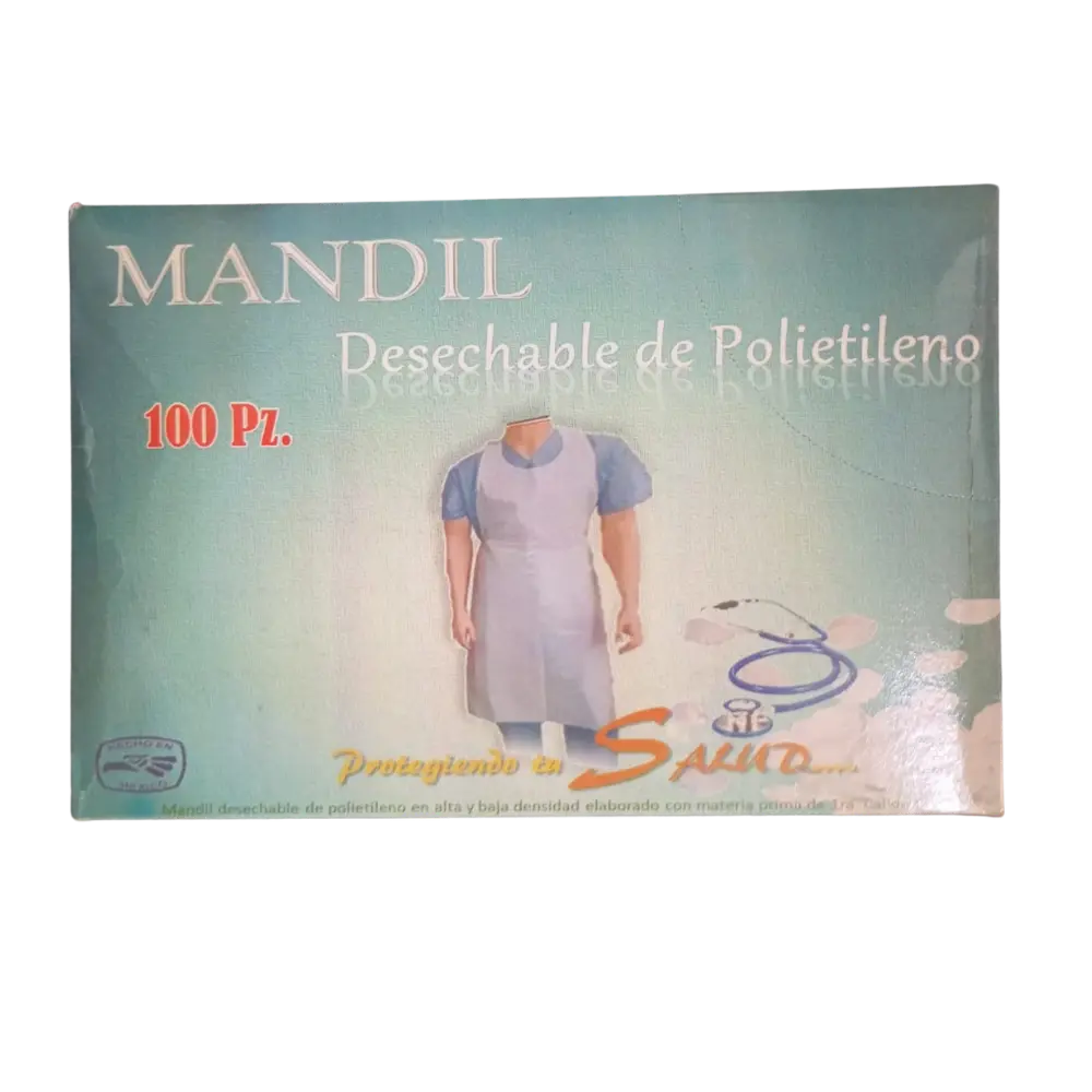CAJA DE MANDIL DESECH POLIETILENO