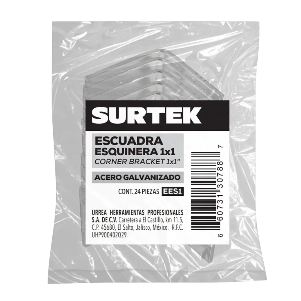 ESCUADRA ESQ 1X1 24PZAS
