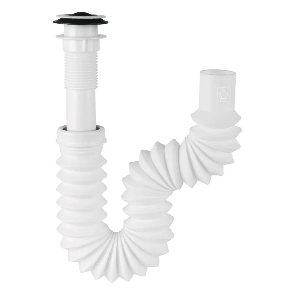 Céspol flexible 1-1/4', contra, polipropileno, para lavabo